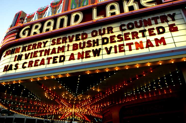 Politically Polarized Central in the Lake Merritt area of Oakland