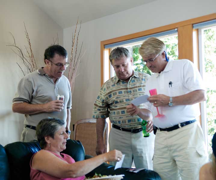 Family party, Bainbridge Island, Washington
