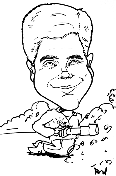 The Sole Proprietor as sketched at the Oakland Chinese Streetfest