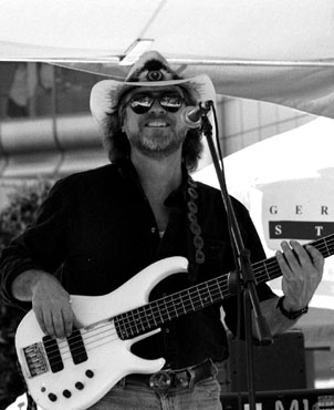 Allstar band, bass.