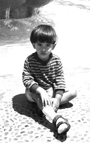 Artist's son.