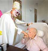 Pope Dementia The Last ministering
        to his flock.