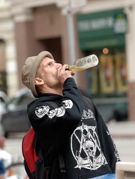 Spectator at the San Francisco Gay Pride parade