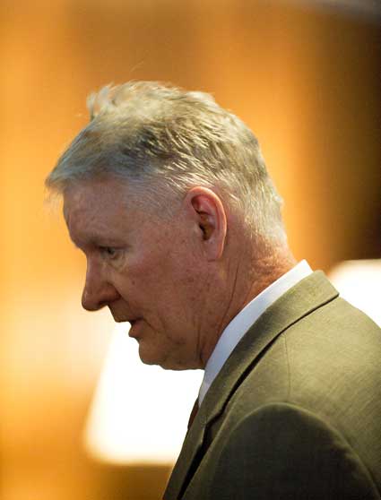 At a wedding in Seattle.