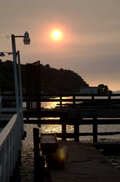 Sunset at The Nantucket restaurant